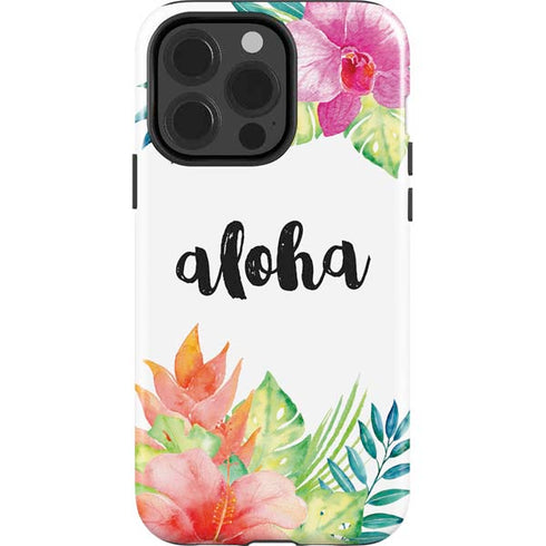 Aloha Tropical iPhone 15 Pro Impact Case