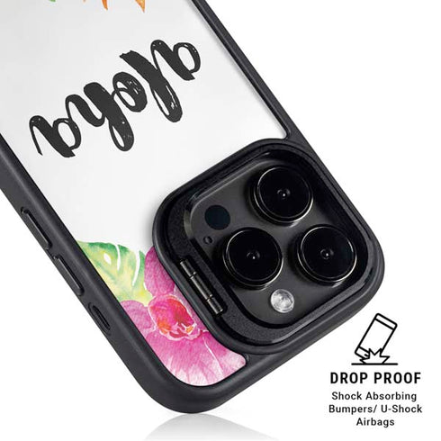 Aloha Tropical iPhone 15 Pro Max Kickstand Case