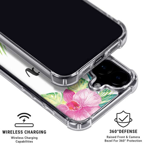 Aloha Tropical iPhone 16 Plus Clear Case