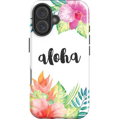 Aloha Tropical iPhone 16 Plus Impact Case