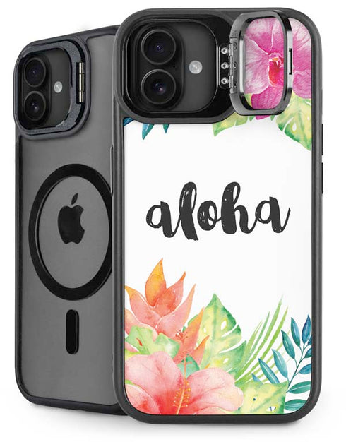Aloha Tropical iPhone 16 Plus Kickstand Case
