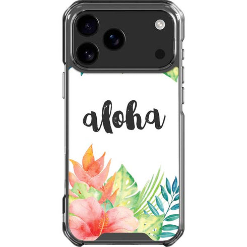 Aloha Tropical iPhone 18 Pro Max Clear Case