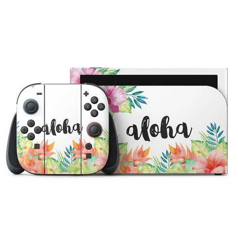 Aloha Tropical Nintendo Switch 2 (2025) with Joy-Con Skin