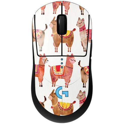 Alpacas by Cat Coq G Pro Wireless Gaming Mouse Skin