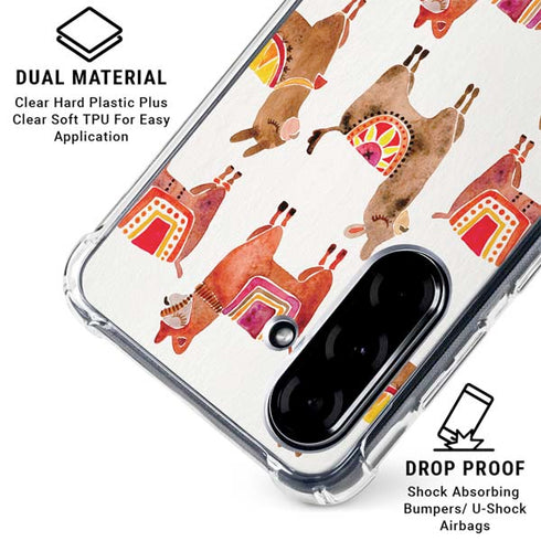 Alpacas by Cat Coq Galaxy A36 5G Clear Case