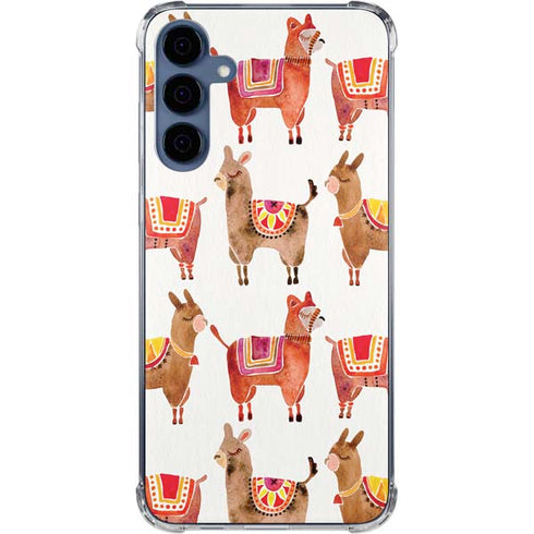 Alpacas by Cat Coq Galaxy A55 5G Clear Case