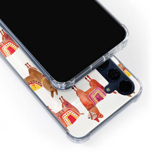 Alpacas by Cat Coq Galaxy A55 5G Clear Case