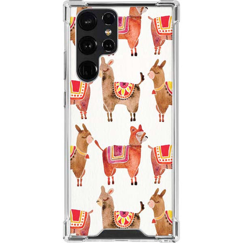 Alpacas by Cat Coq Galaxy S23 Ultra Clear Case