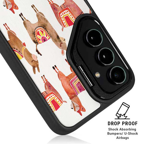 Alpacas by Cat Coq Galaxy S24 FE Kickstand Case