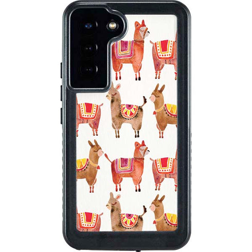 Alpacas by Cat Coq Galaxy S24 Plus Waterproof Case