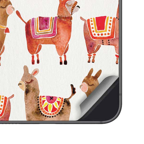 Alpacas by Cat Coq Galaxy S25 Skin