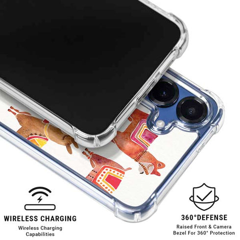Alpacas by Cat Coq Galaxy S25 Clear Case