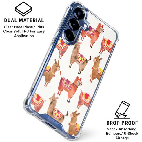 Alpacas by Cat Coq Galaxy S25 Plus Clear Case