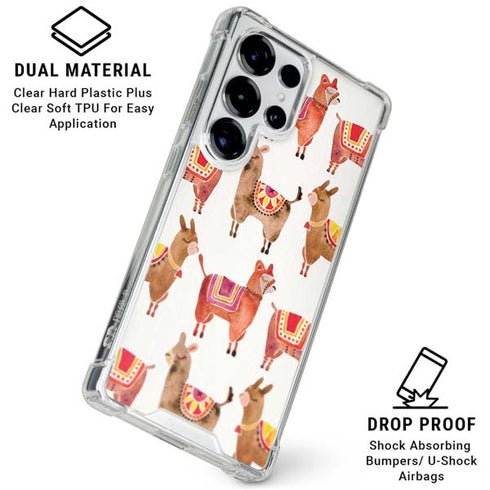 Alpacas by Cat Coq Galaxy S25 Ultra Clear Case