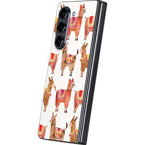 Alpacas by Cat Coq Galaxy Z Fold5 5G Skin