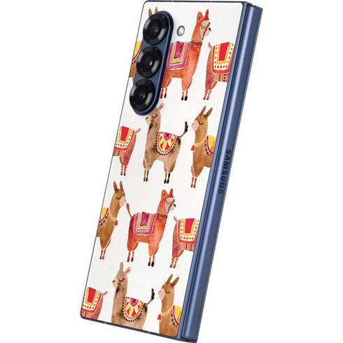 Alpacas by Cat Coq Galaxy Z Fold6 Skin