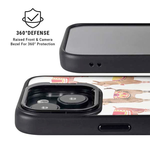 Alpacas by Cat Coq iPhone 15 Plus Kickstand Case