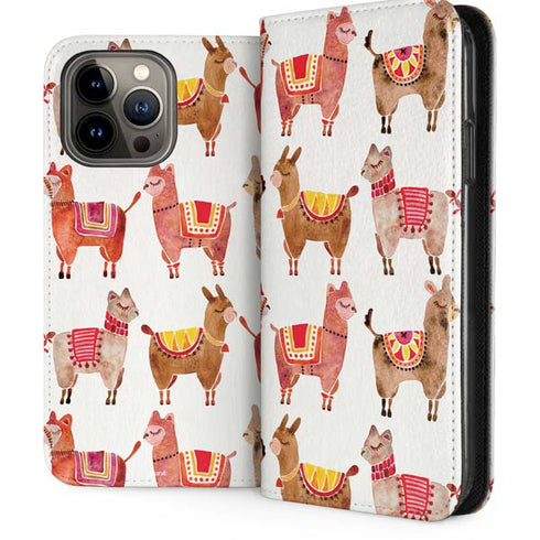 Alpacas by Cat Coq iPhone 15 Pro Max Folio Case