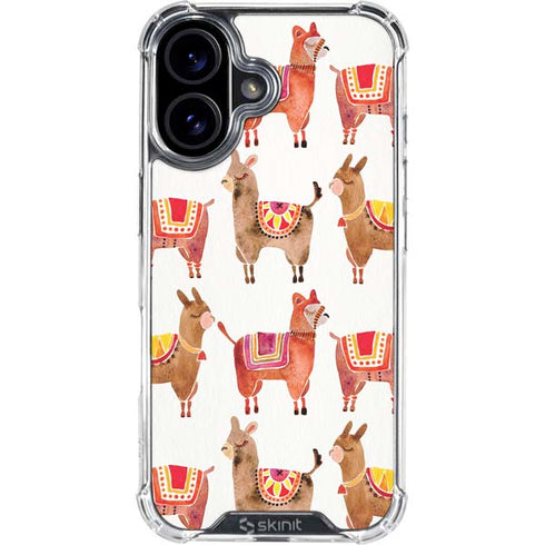 Alpacas by Cat Coq iPhone 16 Clear Case
