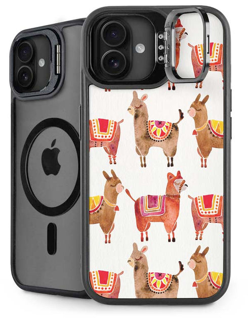 Alpacas by Cat Coq iPhone 16 Plus Kickstand Case