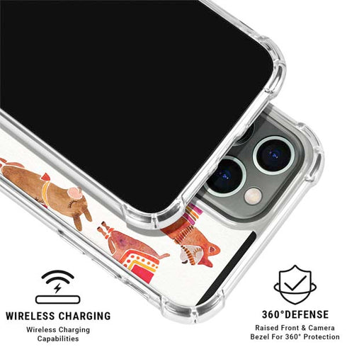 Alpacas by Cat Coq iPhone 16 Pro Clear Case