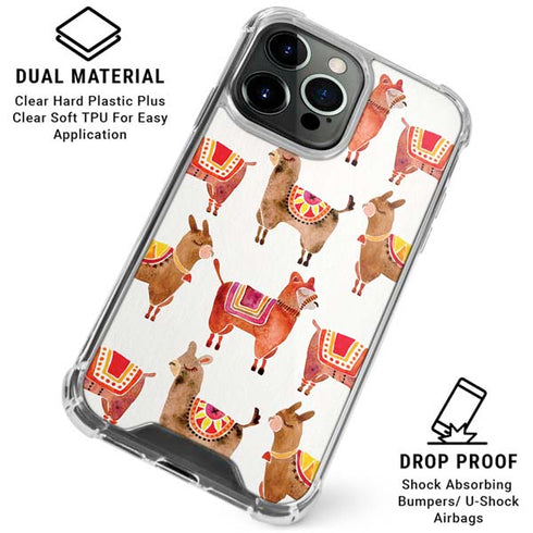 Alpacas by Cat Coq iPhone 16 Pro Clear Case