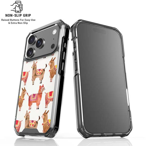 Alpacas by Cat Coq iPhone 18 Pro Clear Case