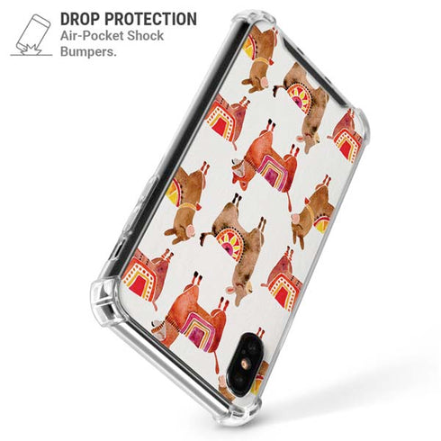 Alpacas by Cat Coq iPhone X/XS Clear Case