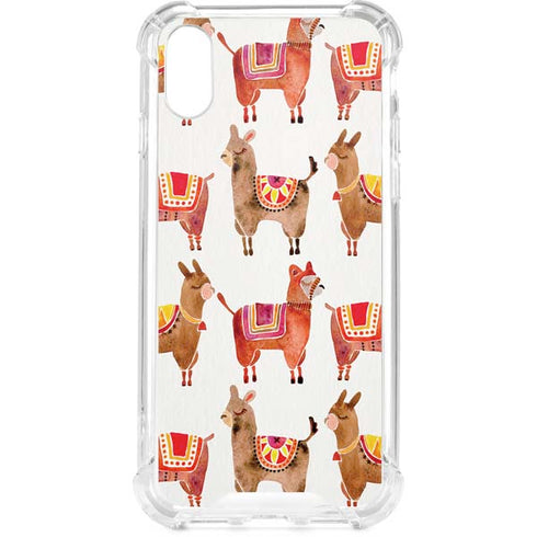 Alpacas by Cat Coq iPhone XS Clear Case