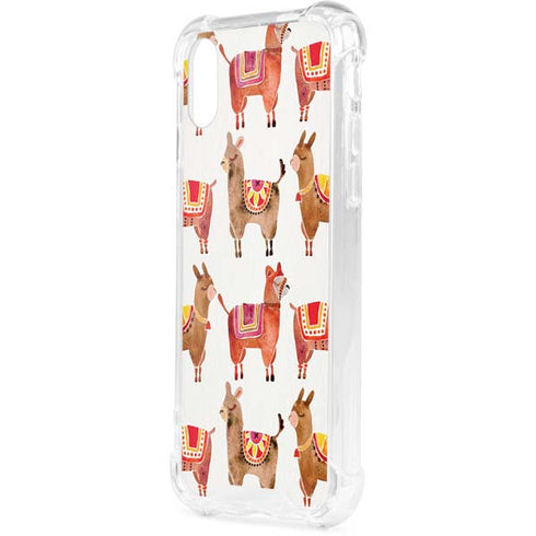 Alpacas by Cat Coq iPhone XS Clear Case