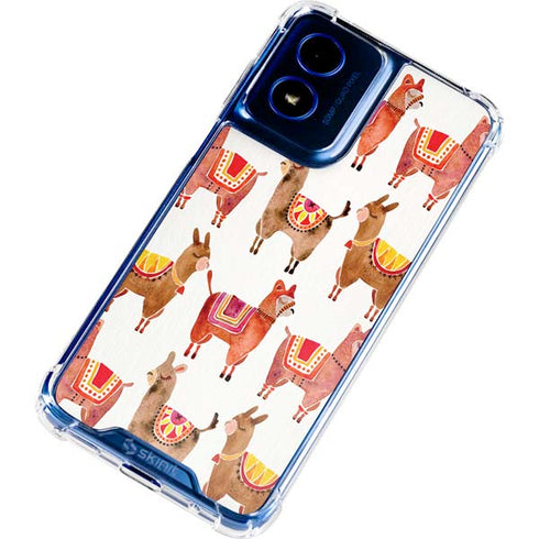 Alpacas by Cat Coq Moto G 5G (2024) Clear Case