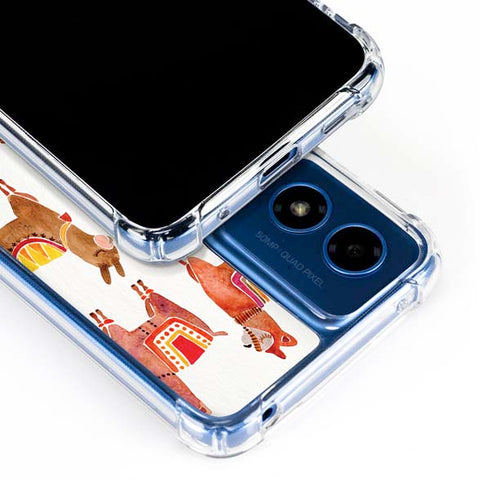 Alpacas by Cat Coq Moto G 5G (2024) Clear Case