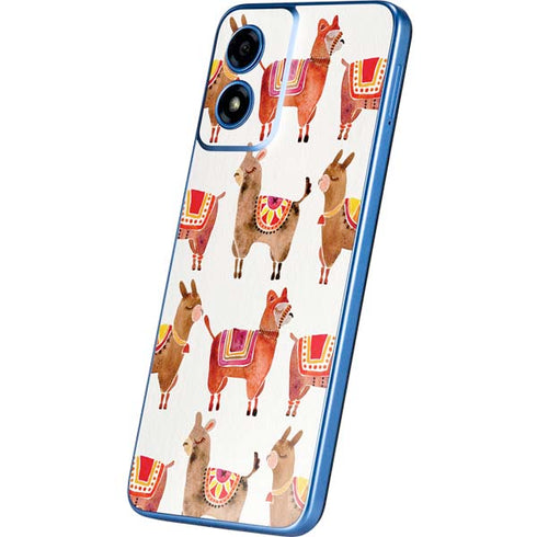 Alpacas by Cat Coq Moto G Play 4G (2024) Skin