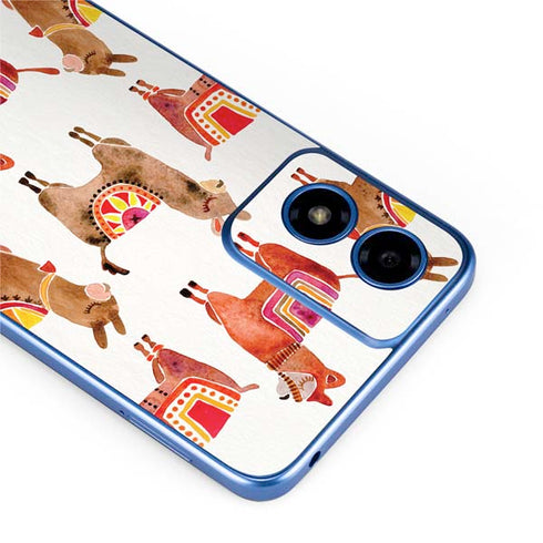Alpacas by Cat Coq Moto G Play 4G (2024) Skin