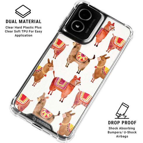 Alpacas by Cat Coq Moto G Power 5G (2024) Clear Case