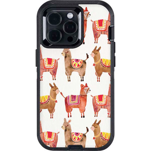 Alpacas by Cat Coq Otterbox Defender iPhone Skin