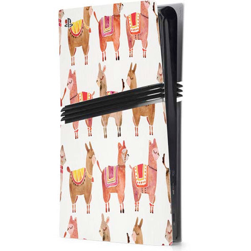 Alpacas by Cat Coq PS5 Pro Console Skin