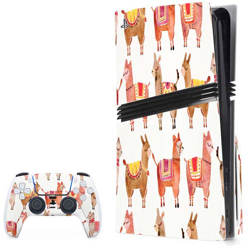 Alpacas by Cat Coq PS5 Pro Disk Bundle Skin