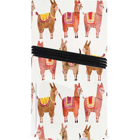 Alpacas by Cat Coq PS5 Pro Disk Console Skin