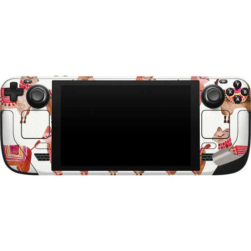 Cat Coq Alpacas Steam Deck Handheld Gaming Computer Skin