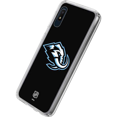 NHL Utah Mammoth Alternate Black Galaxy A10e Clear Case