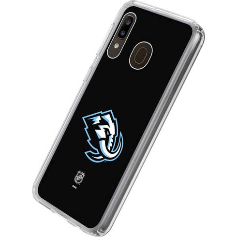 NHL Utah Mammoth Alternate Black Galaxy A20 Clear Case