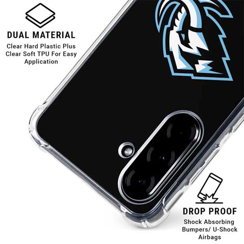 NHL Utah Mammoth Alternate Black Galaxy A36 5G Clear Case