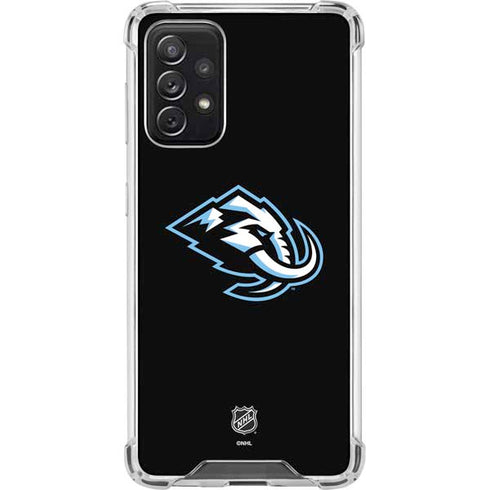 NHL Utah Mammoth Alternate Black Galaxy A72 5G Clear Case