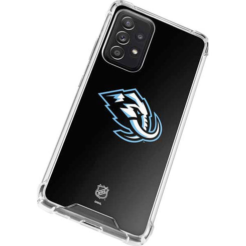 NHL Utah Mammoth Alternate Black Galaxy A72 5G Clear Case