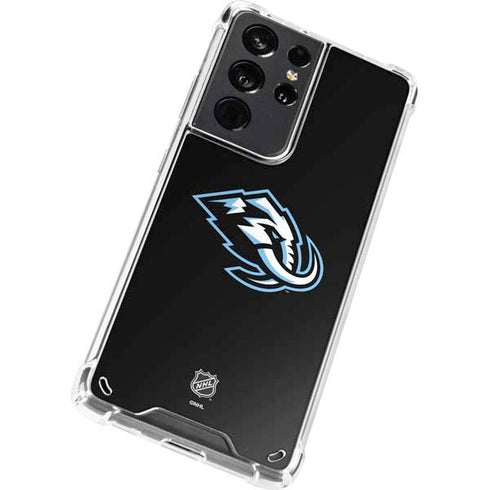 NHL Utah Mammoth Alternate Black Galaxy S21 Ultra 5G Clear Case