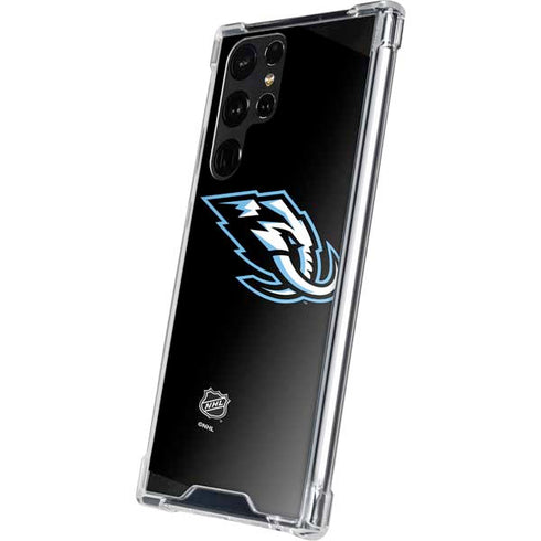 NHL Utah Mammoth Alternate Black Galaxy S22 Ultra Clear Case