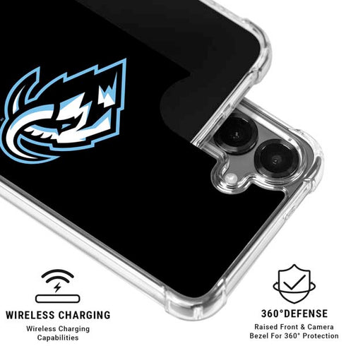 NHL Utah Mammoth Alternate Black Galaxy S26 Clear Case
