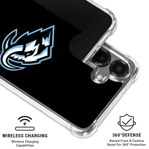 NHL Utah Mammoth Alternate Black Galaxy S26 Plus Clear Case