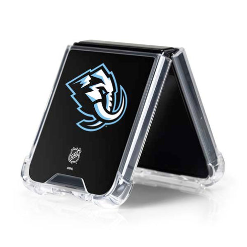 NHL Utah Mammoth Alternate Black Galaxy Z Flip5 5G Clear Case